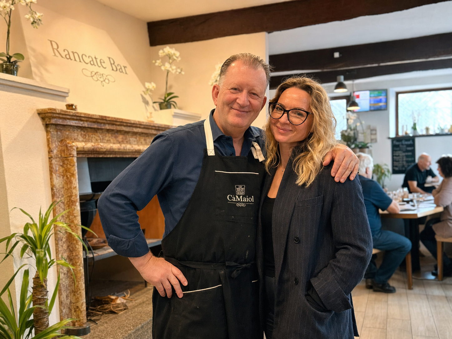 Ina e Fabio insieme — Osteria Antica Rancate