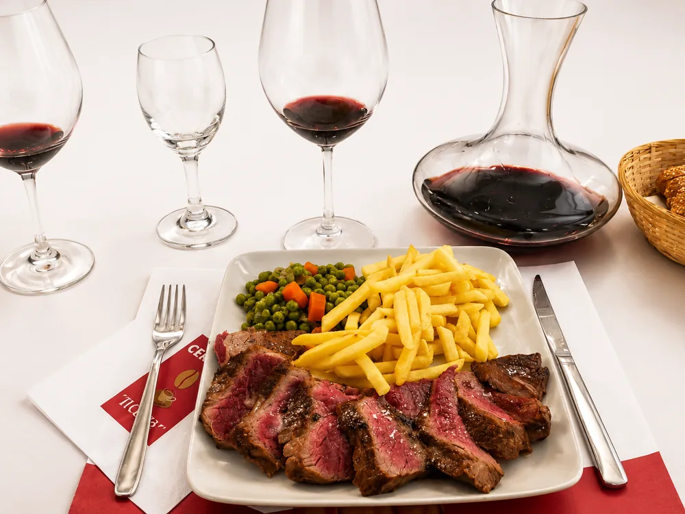 Tagliata di manzo.